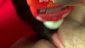 Safada taking a load from her intense Latina lover