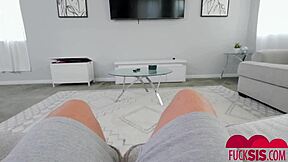 Stella Luxx seeks Joshua Lewis's attention in hardcore POV