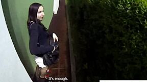 Out-of-Town Blonde Gal Fucked Hard Outside in Doggy Style Action