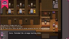 bruxinha confusa tira a roupa dentro do banheiro masculino - ceres and the contract guild - jogo hentai - parte 3