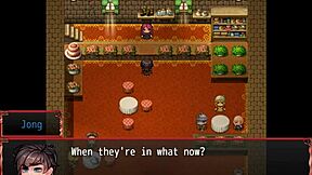 exposed pussy in gym workout hentai game