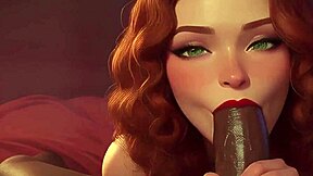 do you want me to suck your big cock at the club, redhead stepsister asks in pov hentai style