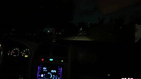 Hitchhiking slut rides fat cock for thanks