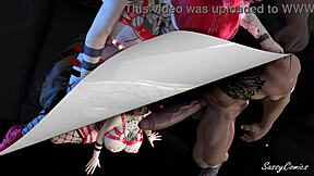 I got drilled hard by massive black stud