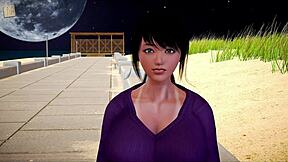 Anna Skye and Sensi Pearl, hot college lesbians, play with sex toys.