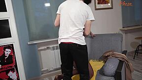 Blonde Cougar Vikki Fucks Young Guy in Heat!