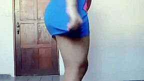 Graceful dance moves by a young girl in her debut performance