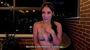 Colombian Teen Swallows Masseur's Cum in Jacuzzi