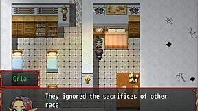 Whoa! Giant cock in hentai game ep 22 bangs tiny 18+ princess!