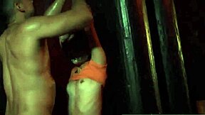 electrifying oral job with cum on face