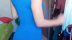 Graceful dance moves by a young girl in her debut performance