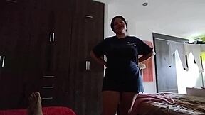 Curvy Latina Stepsister Trades Clothes For Anal Creampie In Dorm