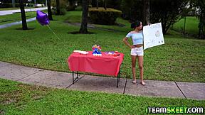 uhh pervert stud bangin sexy alicia reigns on couch