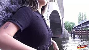 German scout picks up Crystal Richi for first anal casting