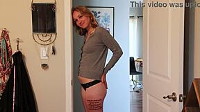 lana rey, the virgin, teases her pussy solo