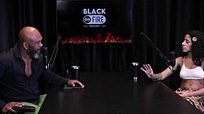 Bibi Hourani exposes hairy pussy and ass!