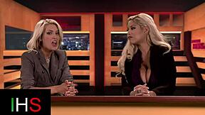 A hot male with three blonde women in group