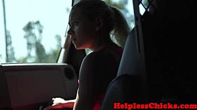 horny redhead stepsister gets the best oral from me