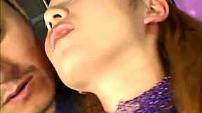 巨乳日本娘が激しい3Pバックで中出し