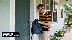 bombshell milf elisa bethann bangs nerdy neighbor hard