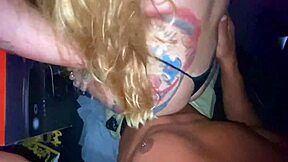 Blonde Teen Shakes Ass On Street!