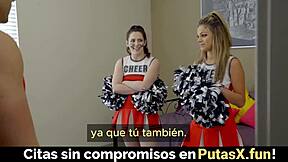 BFF catches stepbro creaming sister's pussy.