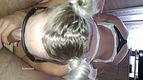 Cheating wife begs for raw cum inside during hot session