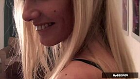 Busty housewife Natalli shocks BF with anal pounding in 4K teaser