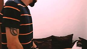 Small Waist Brunette Moans During Lesson with Teacher in Bedroom