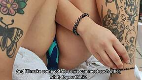 Lily Starfire's Oiled Tits Fuck Big Black Cock