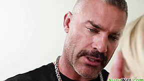 Blonde Teen Masseur Delivers Wet Nuru Suck