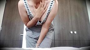 Scandalous outdoor video of latina milet touching herself