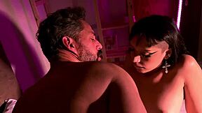 Young egirl takes older man's cock like a slut