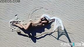 Belgium Model Miluniel Louis Strips for Outdoor Ass Play