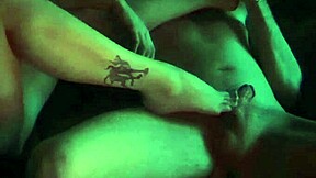 Sexy sensual OILED FOOTJOB for my stepbrother