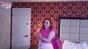 affair with redhead babysitter strawberry fields ends in creampie