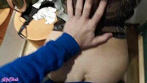 Caught giving a blowjob in dressing room with Letty Black