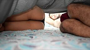 Sharing Bed With Stepbrother Turns Risky