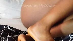 I’m Obsessed with This Fat African Girl’s Homemade Pussy Video!