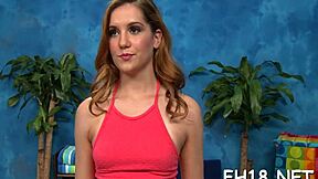 massage turns naked involving wet cunt blowjob and hardcore