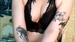 Stunning young babe edges her friend’s cock with lipstick fetish play