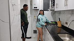 Can Rioc Handle Busty Jennie’s Curves in the Kitchen Showdown?