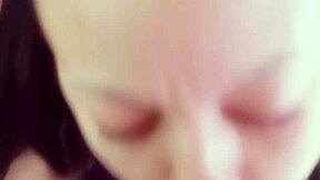 Homemade Latina blowjob with killer deep throat skills