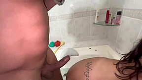 Caught My Stepdaughter Naked in Bathroom Offering Her Bare Pussy