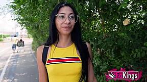 Hey, can this young sole prove she’s wild at hard bareback fucking?