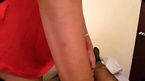 Unfaithful Wife Miranda Salazar Rides Boss While On Phone!