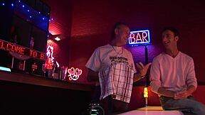 romana ryder's shaved pussy creampied in threesome