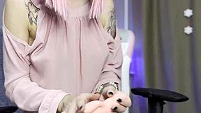 tryin’ new Santa’s gift on my pussy, so hottt!