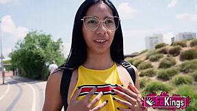 Hey, can this young sole prove she’s wild at hard bareback fucking?