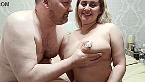 Did he just lick whipped cream off her big tits?